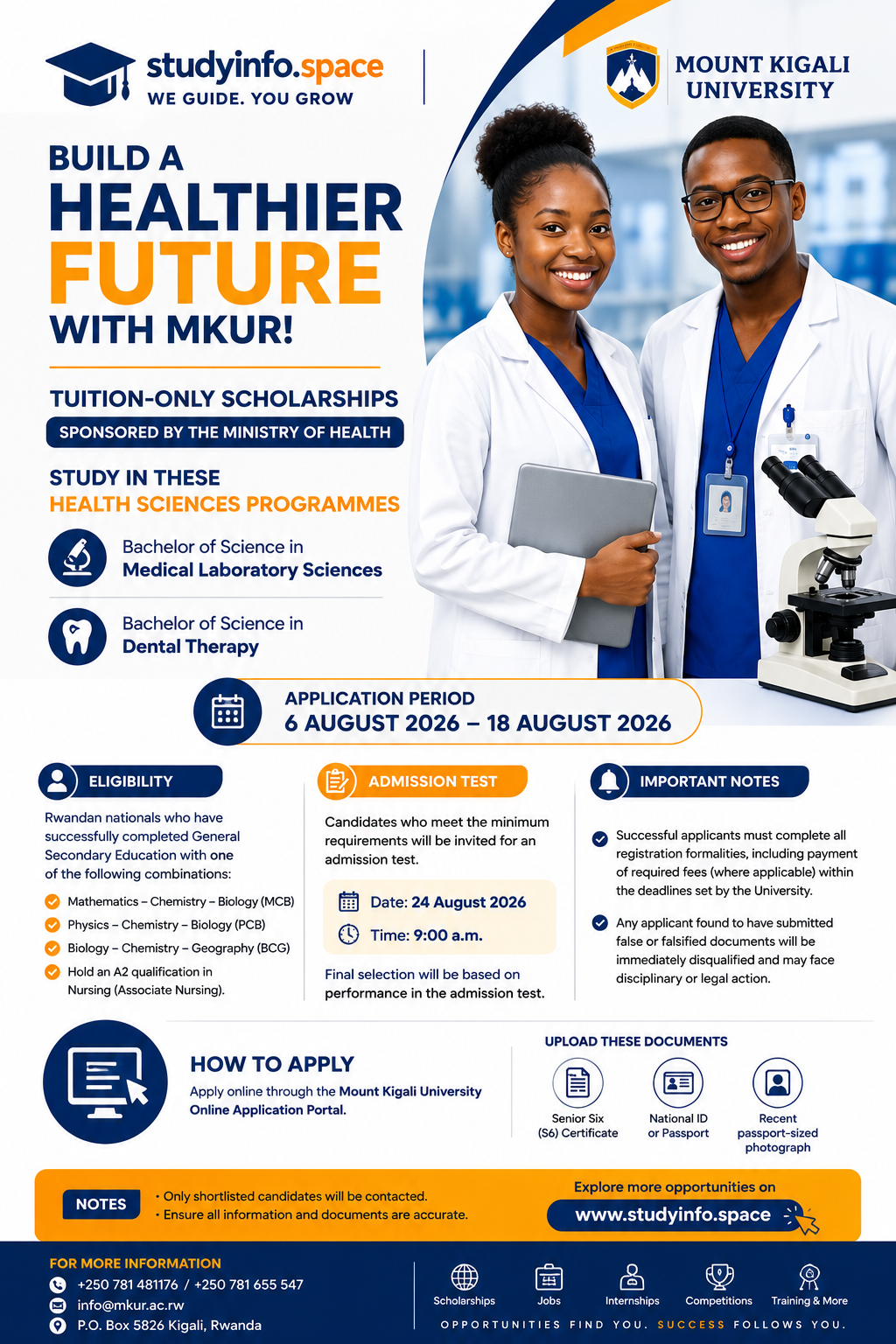 FULLY FUNDED SCHOLARSHIP OPPORTUNITY!