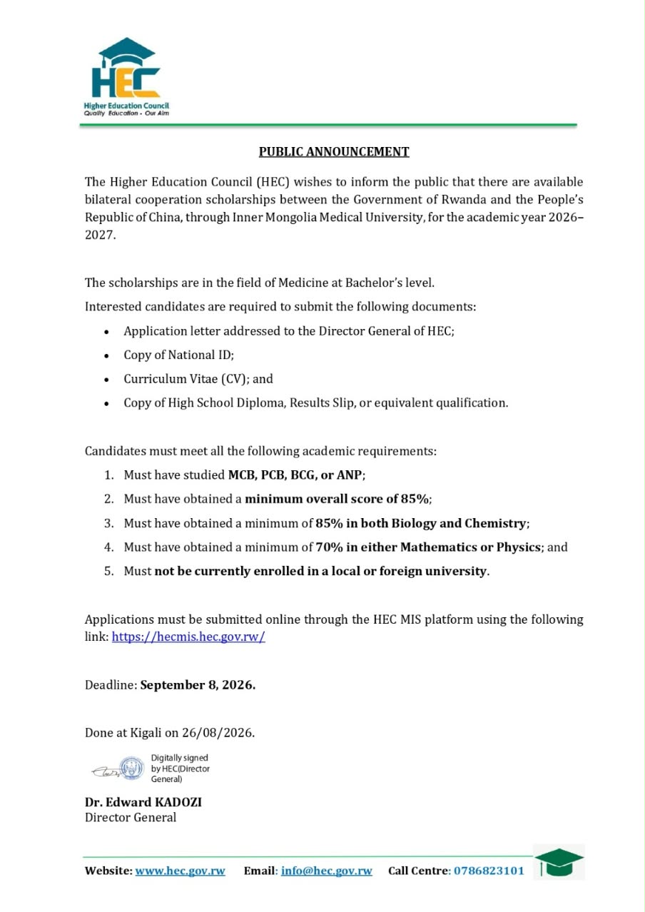 CHINA GOVERNMENT SCHOLARSHIP 2026–2027!