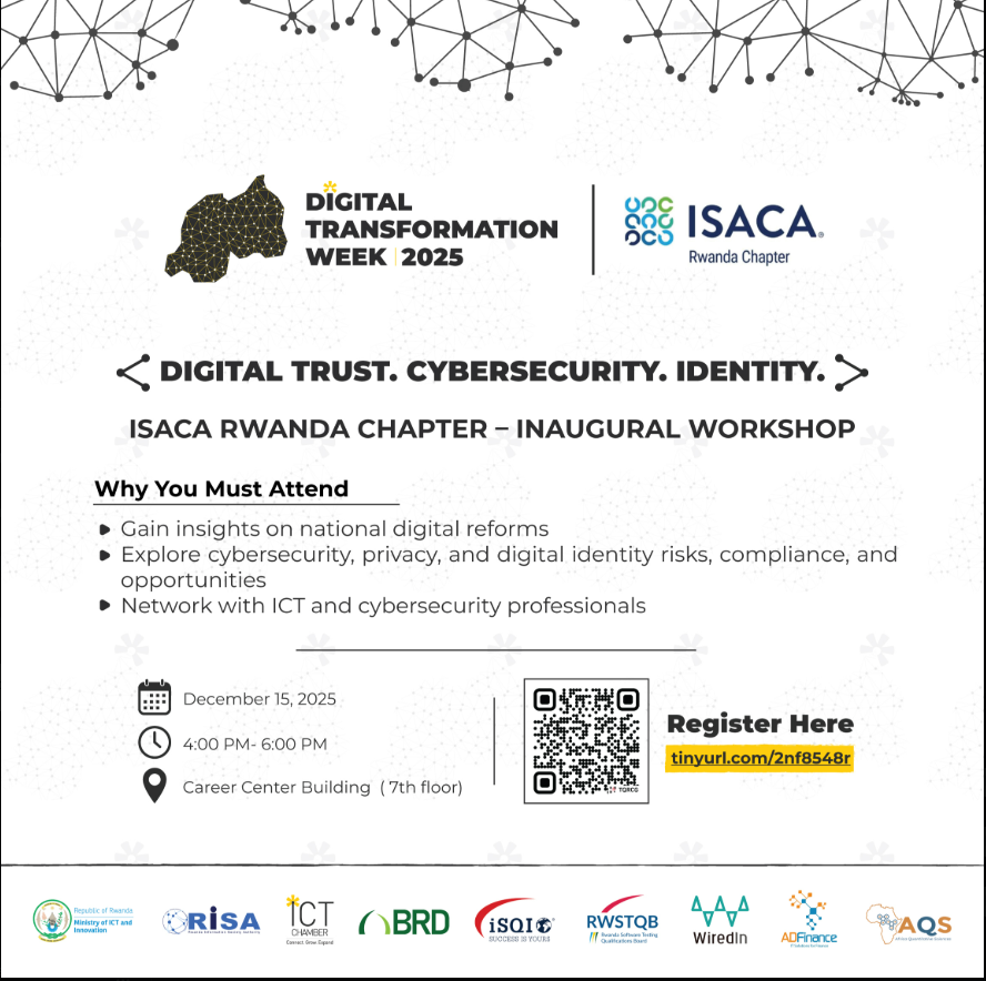 Join the ISACA Rwanda with ICT Chamber