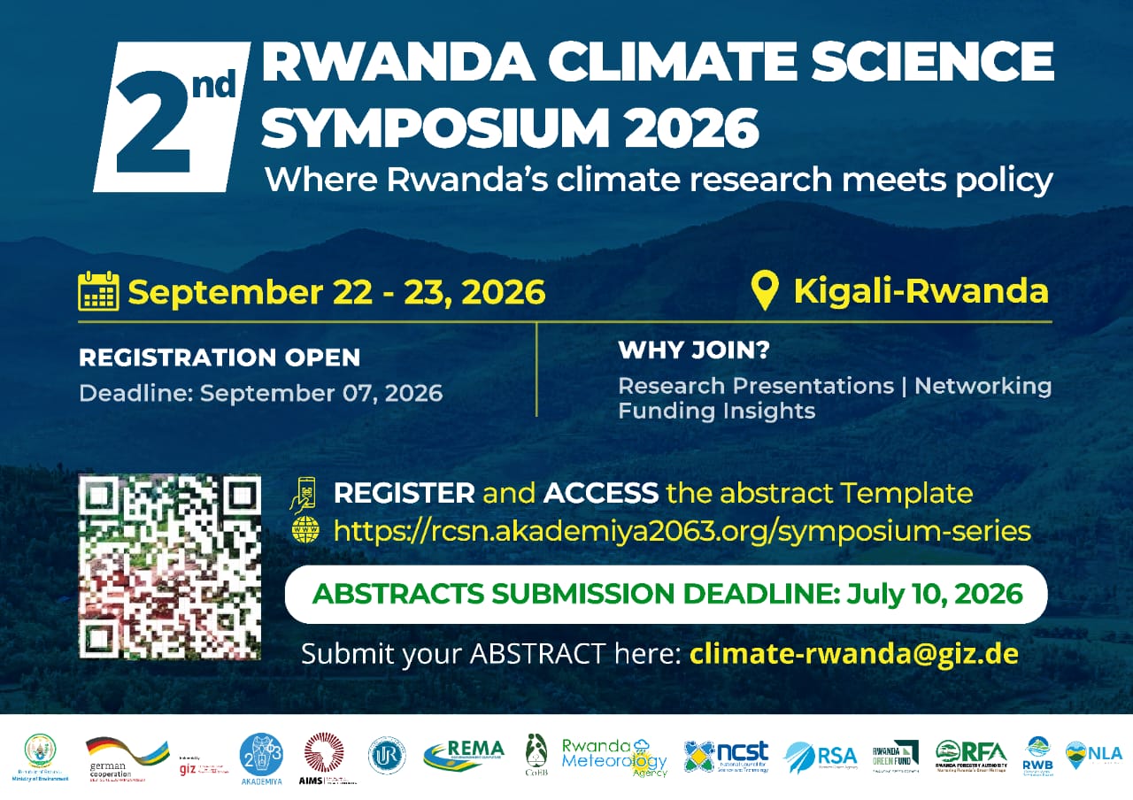 Call for Abstracts – Rwanda Climate Science Symposium (RCSS 2026)